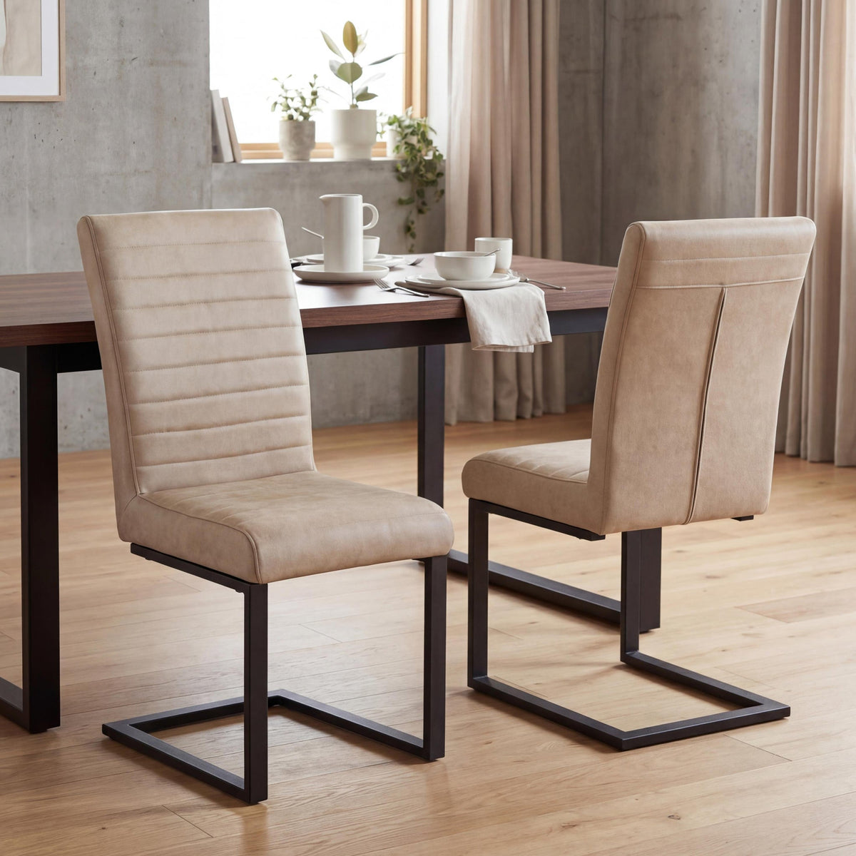 Rino Faux Suede Dining Chair