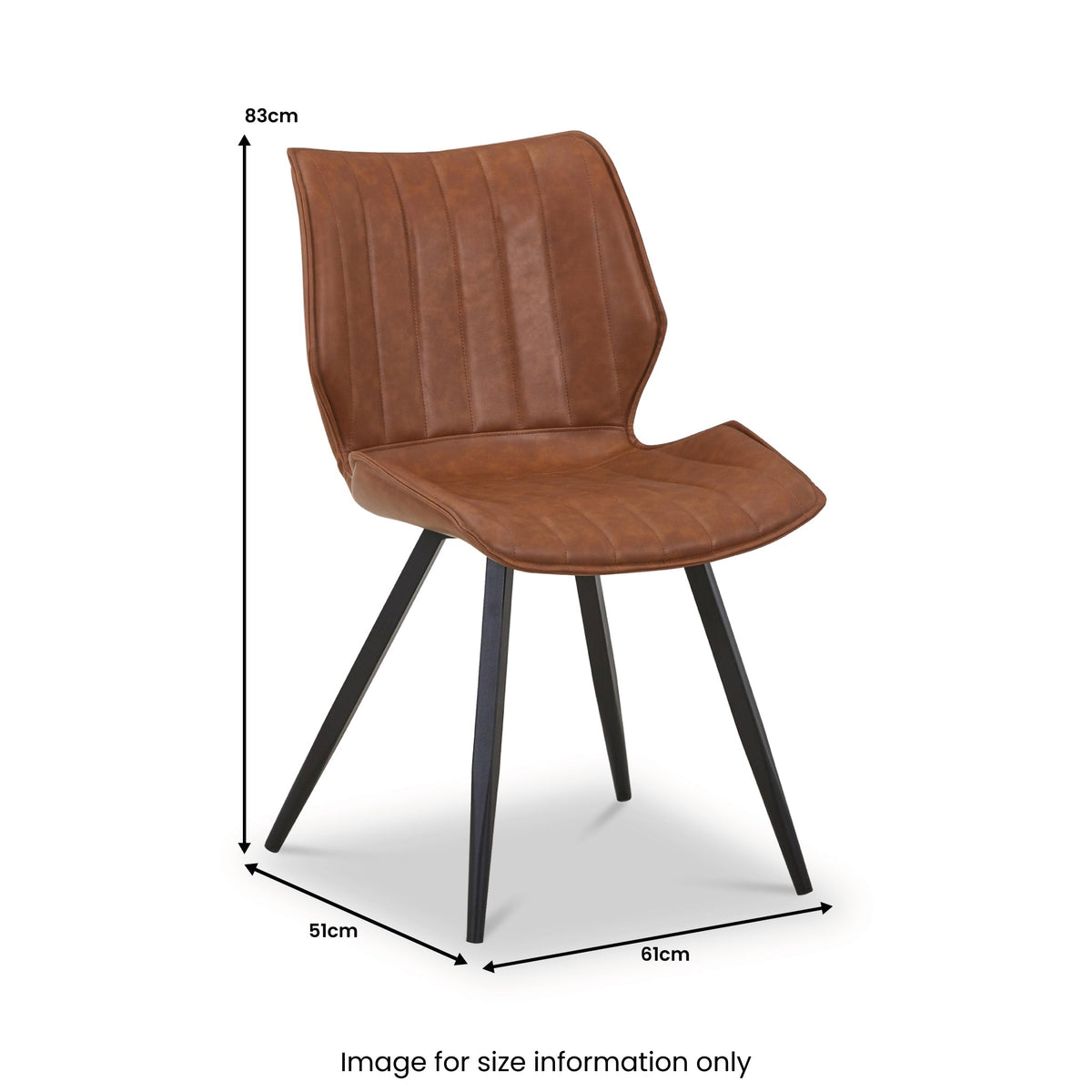 Morvah Faux Leather Dining Chair