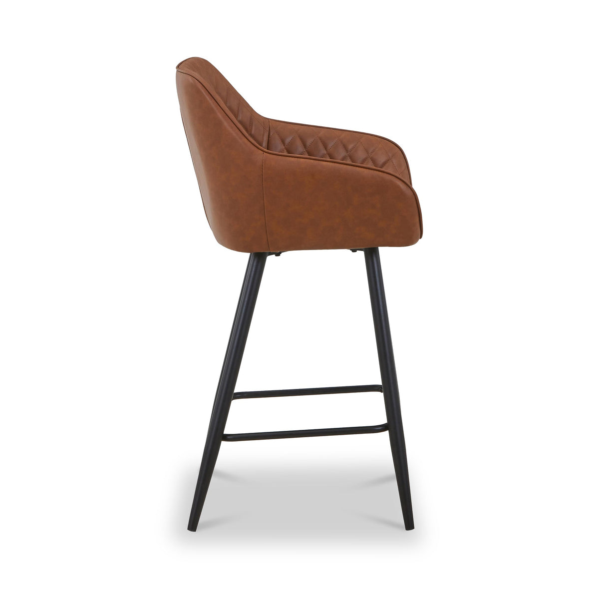 Nolan Faux Leather Bar Stool