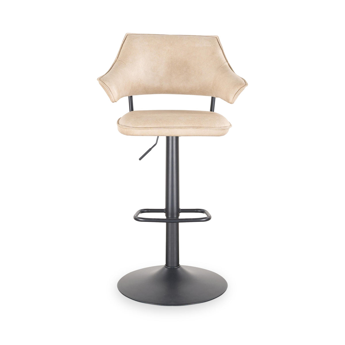 Faraday Faux Leather Swivel Bar Stool