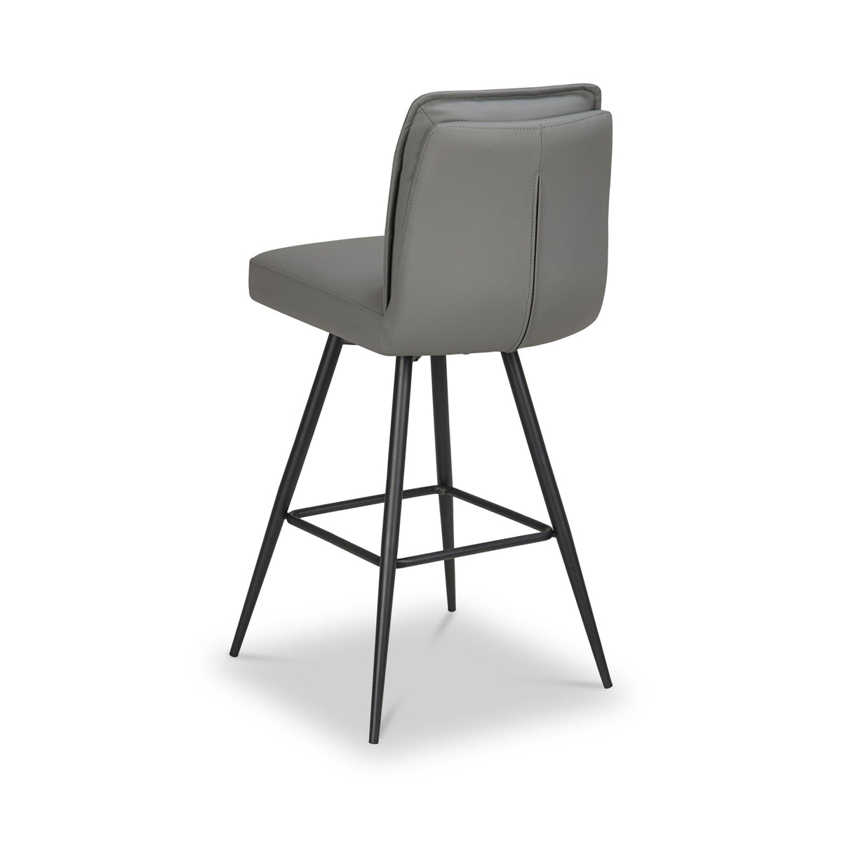 Tate Faux Leather Swivel Bar Stool