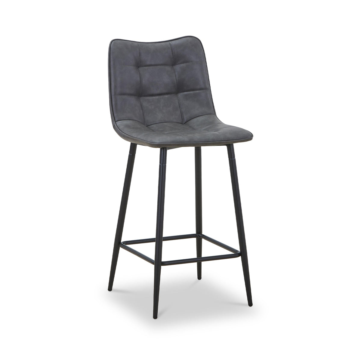 Zeno Faux Leather Bar Stool