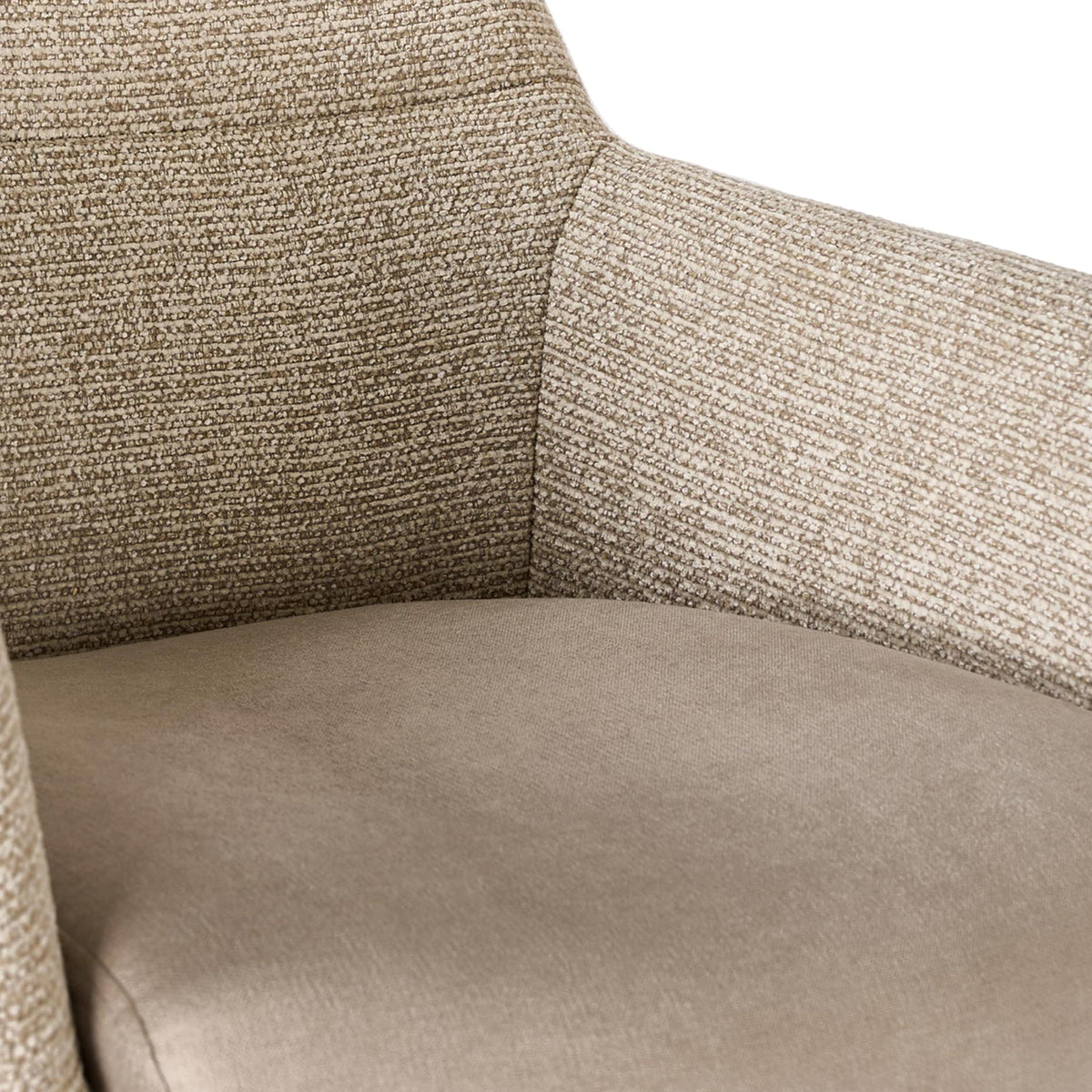Penny Tweed Swivel Dining Chair