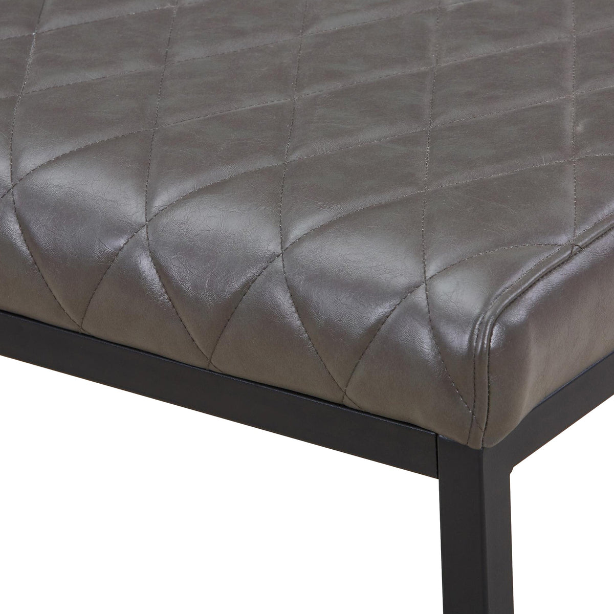 Brando Faux Leather Dining Bench