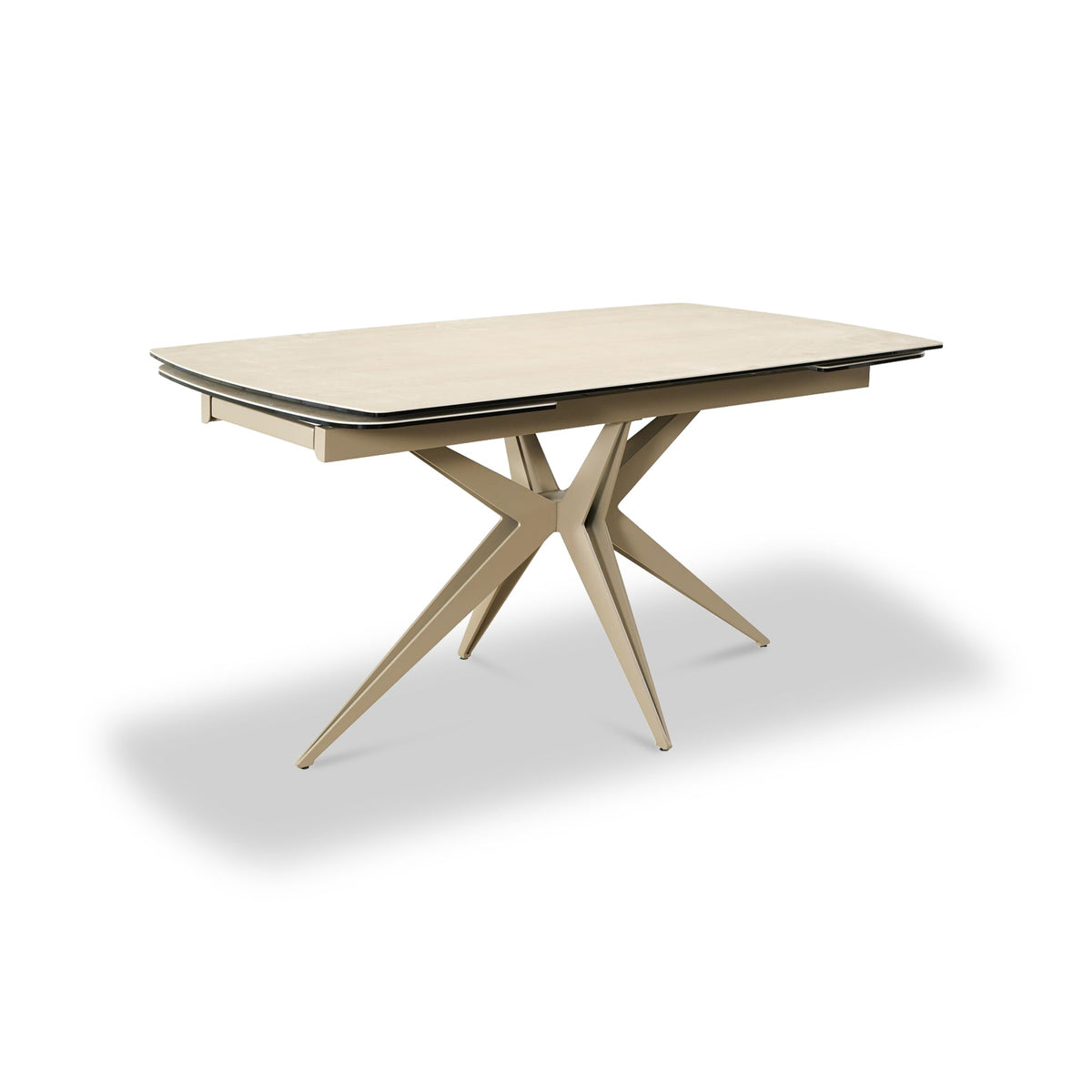 Ash 160cm-240cm Extending Travertine Dining Table