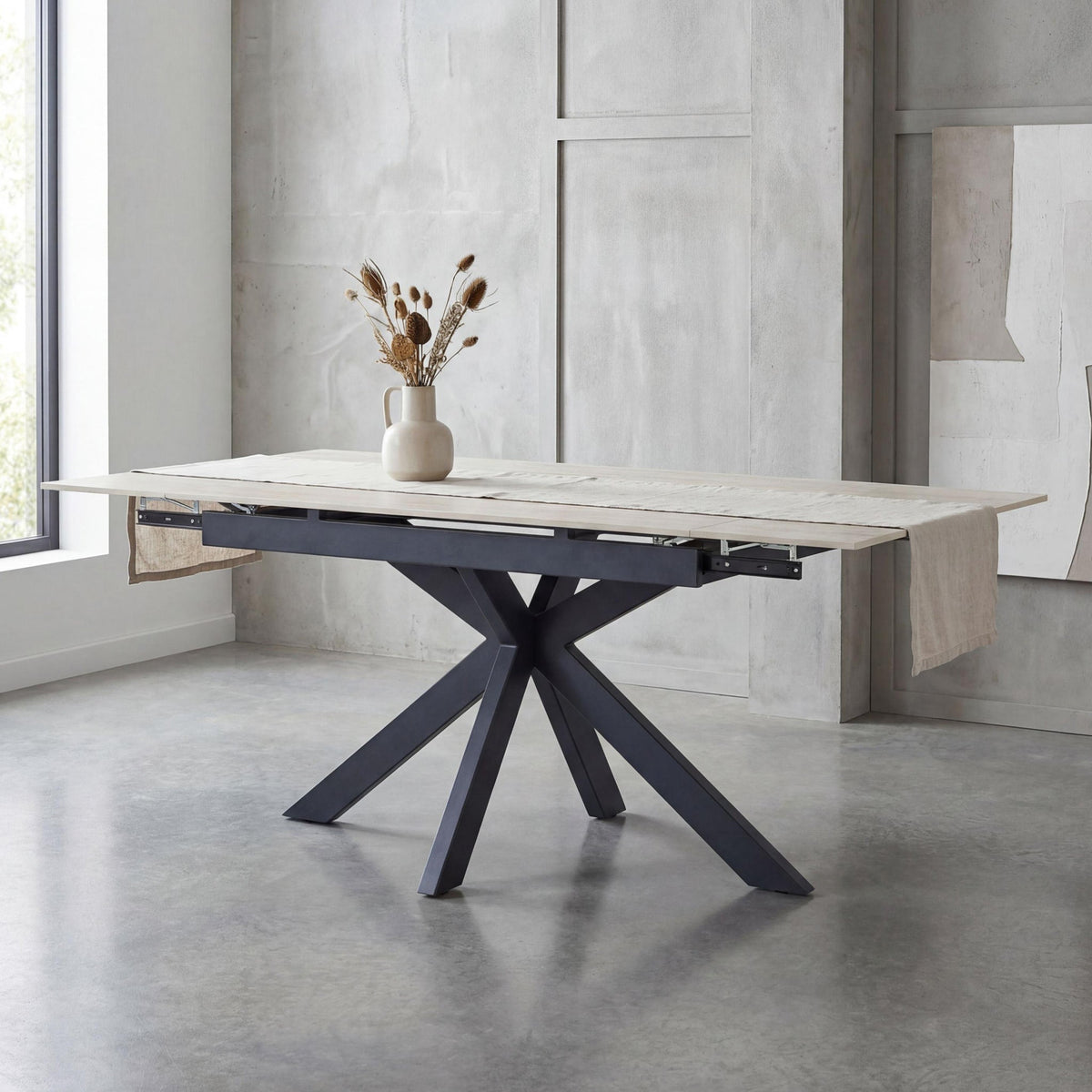 Vista 120cm-180cm Extending Ceramic Dining Table