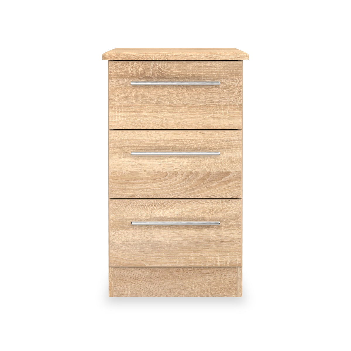 Bramwell 3 Drawer Bedside Table
