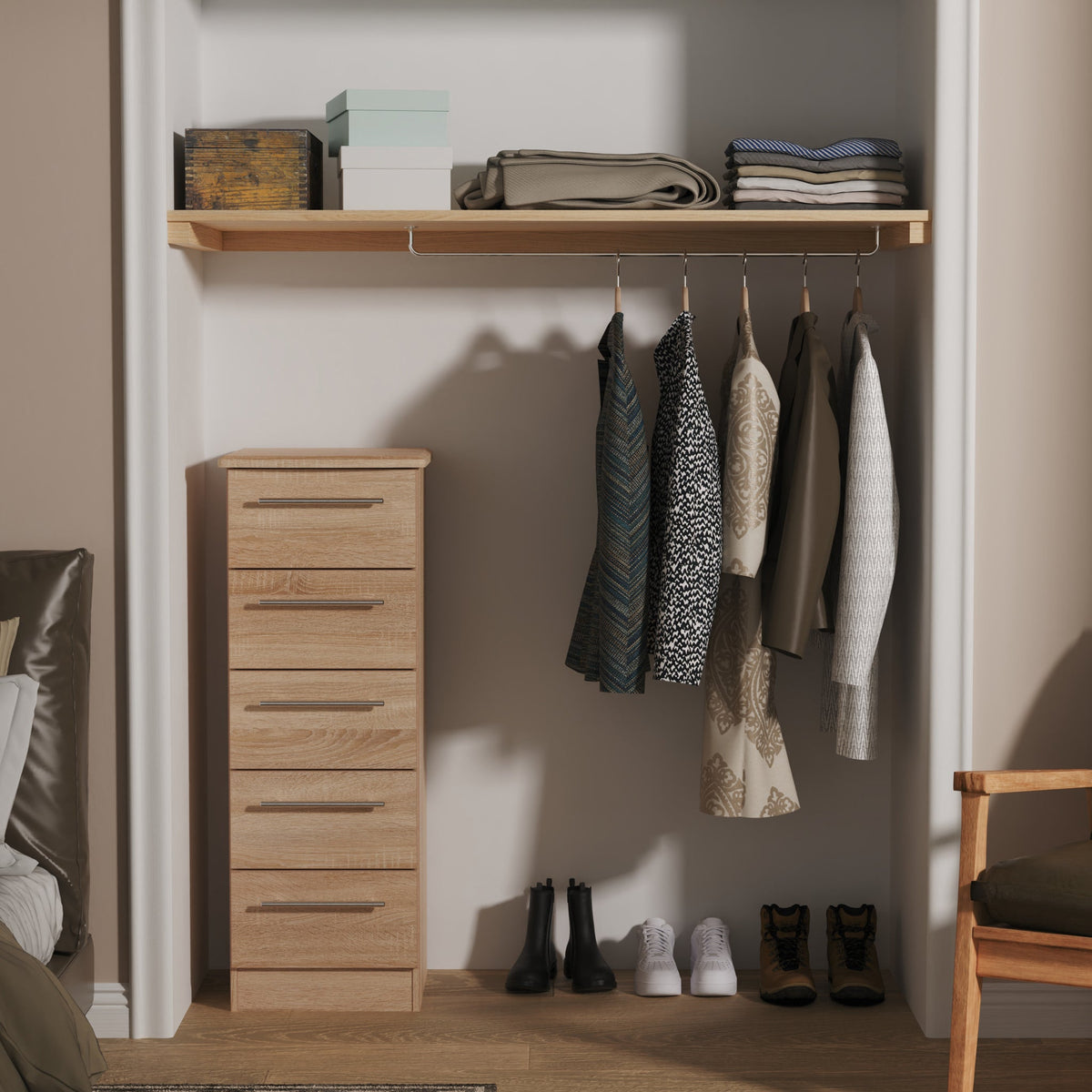 Bramwell 5 Drawer Tallboy