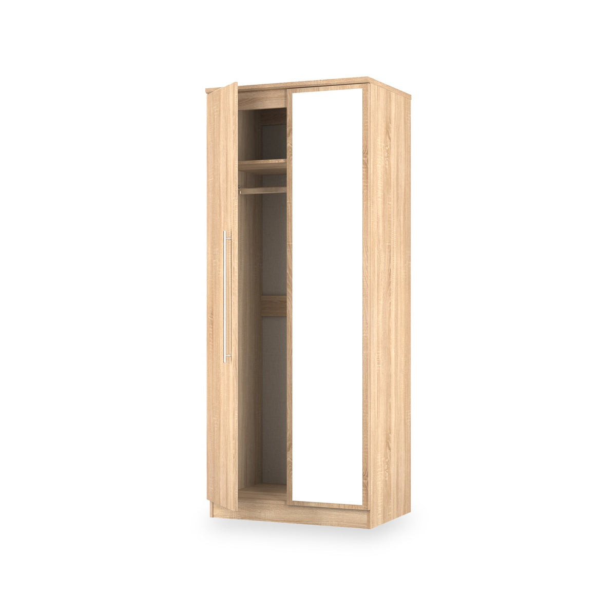 Bramwell Double Mirrored Wardrobe