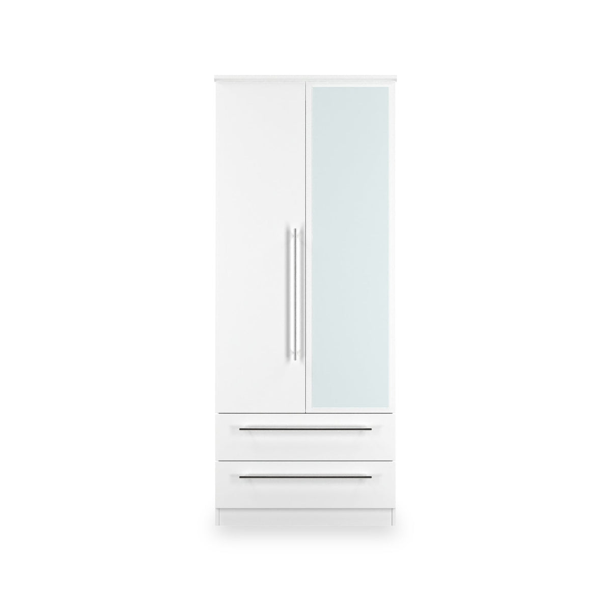 Bramwell Double Mirrored Wardrobe With Drawers