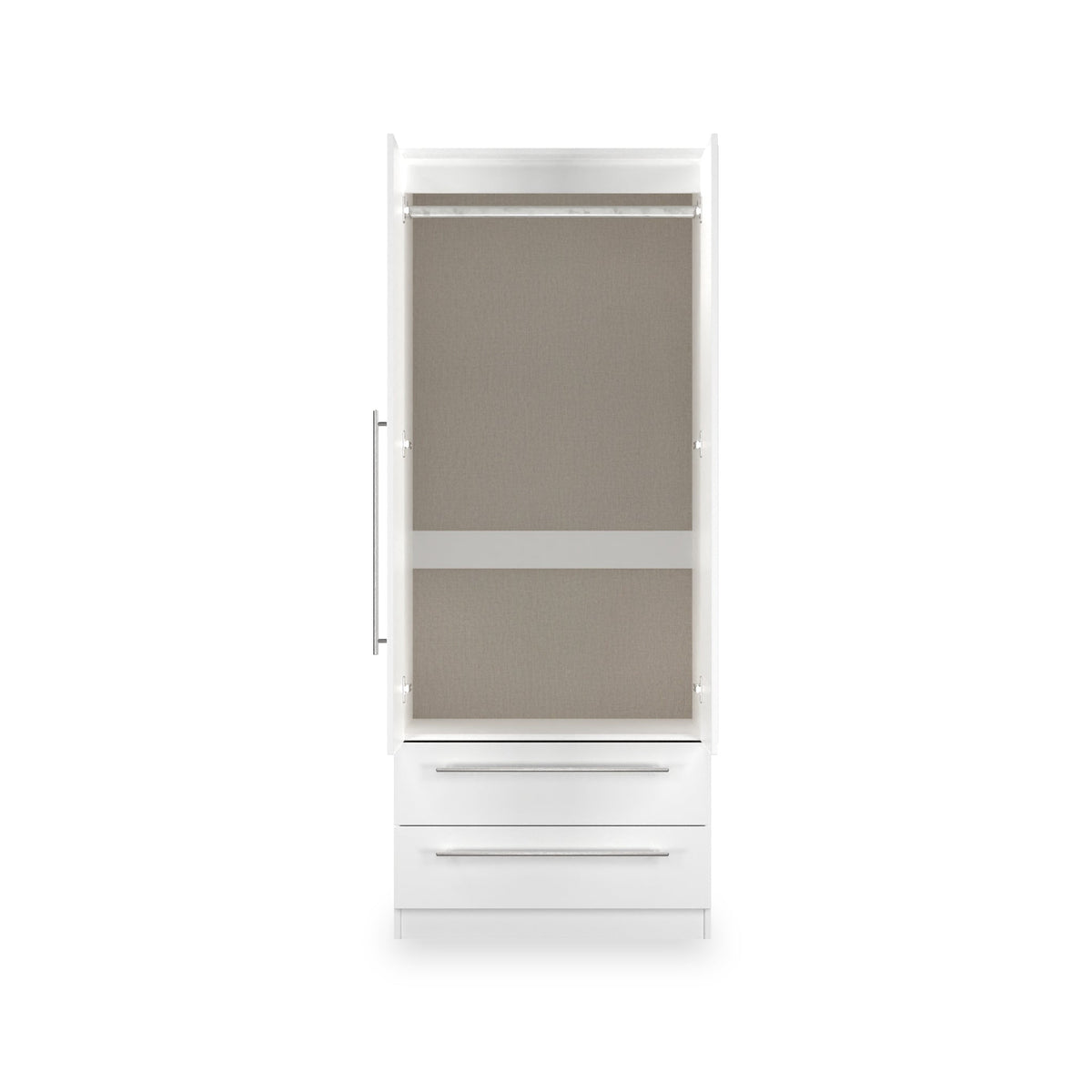 Bramwell Double Mirrored Wardrobe With Drawers