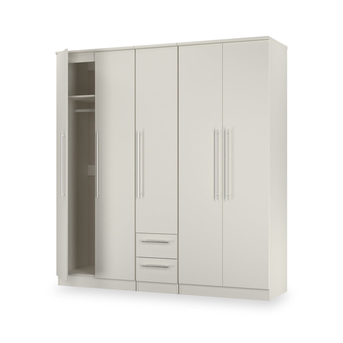 Bramwell 5 Door Wardrobe With Drawers