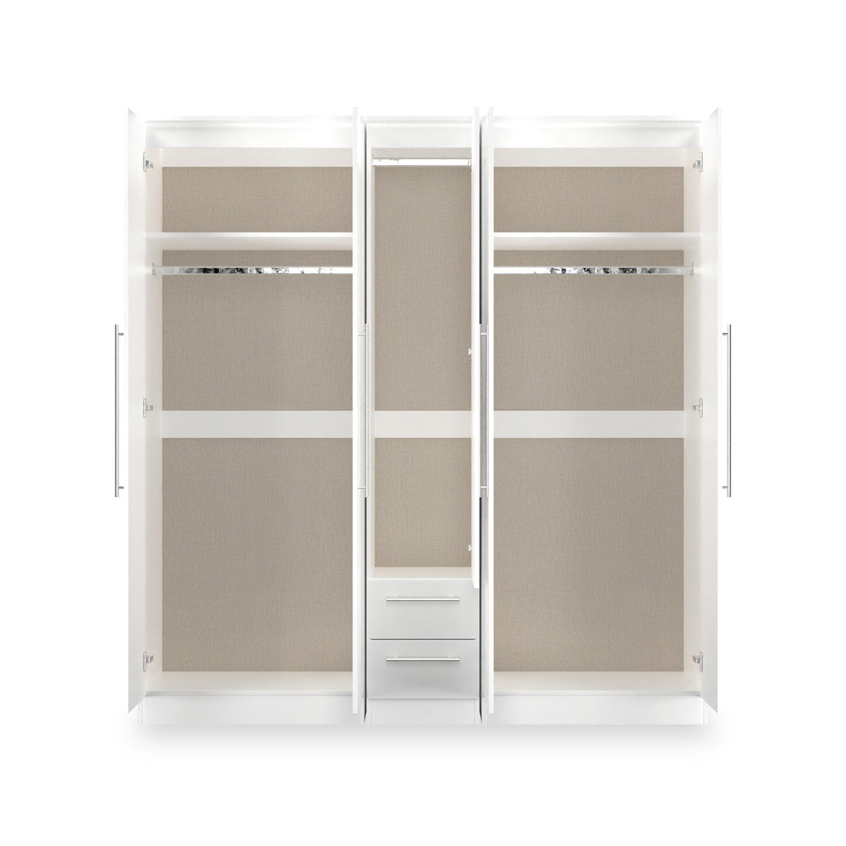 Bramwell 5 Door Wardrobe With Drawers