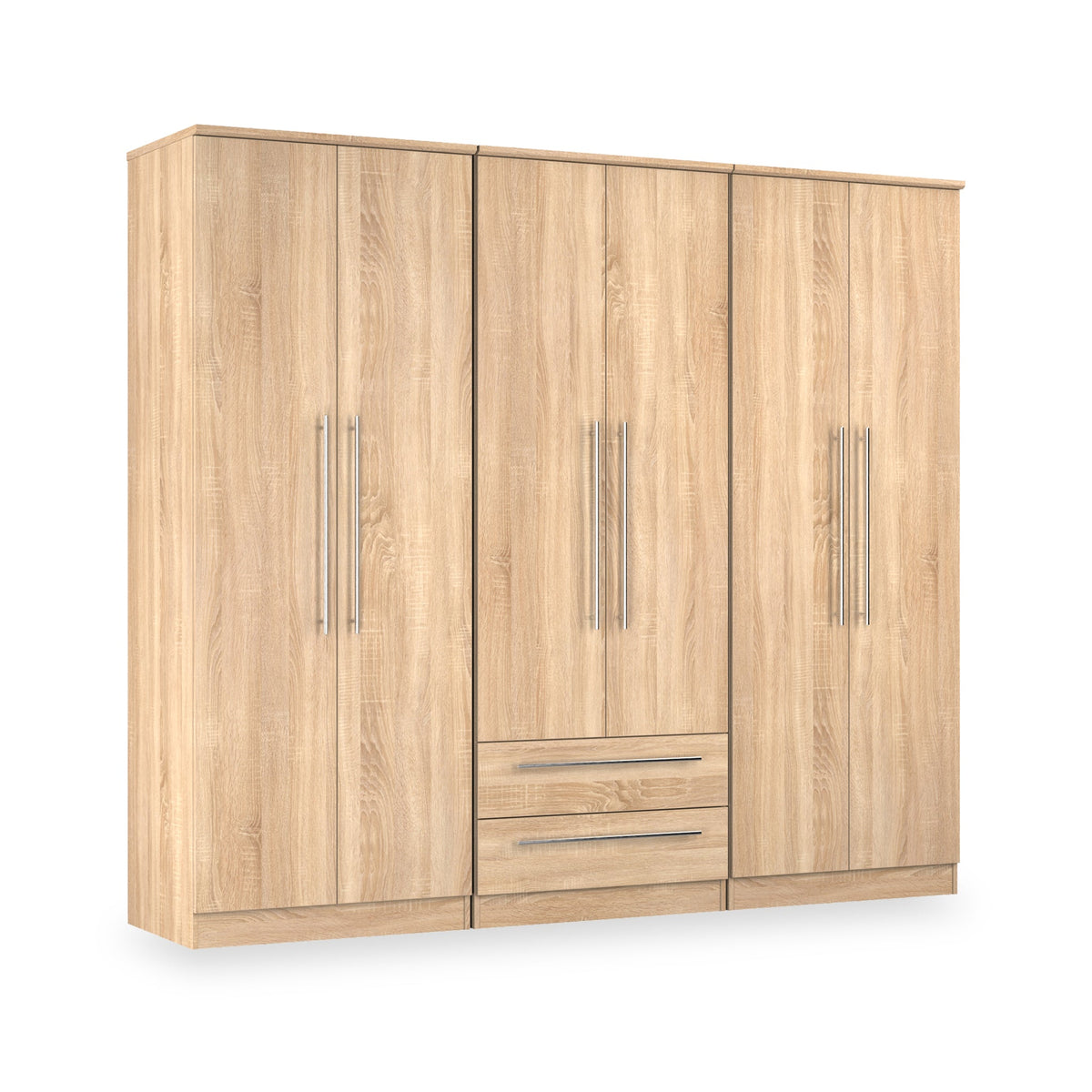 Bramwell 6 Door Wardrobe With Drawers