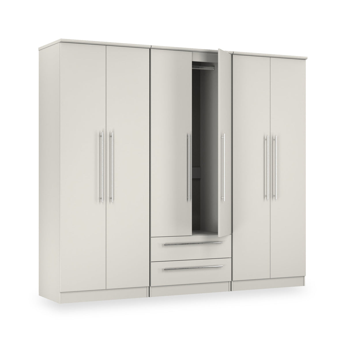 Bramwell 6 Door Wardrobe With Drawers