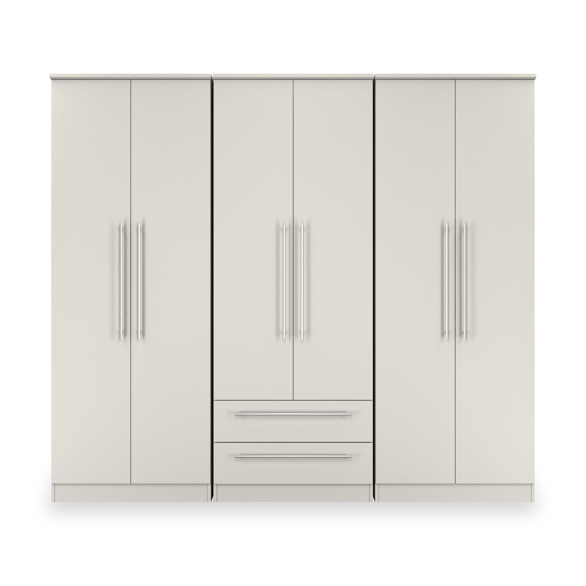 Bramwell 6 Door Wardrobe With Drawers