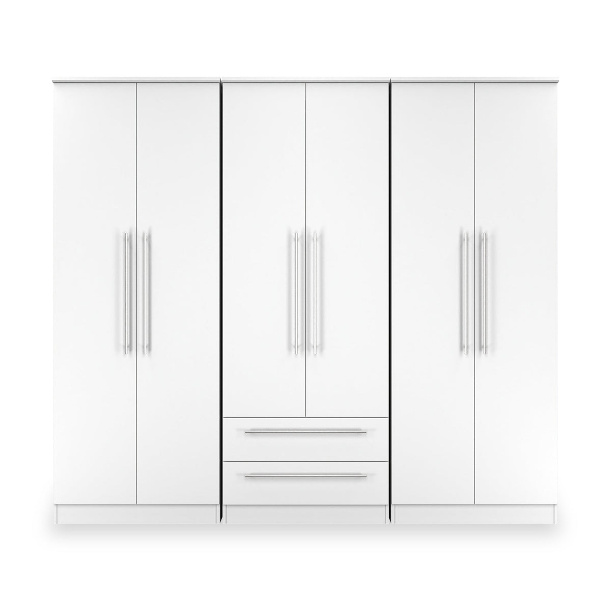 Bramwell 6 Door Wardrobe With Drawers