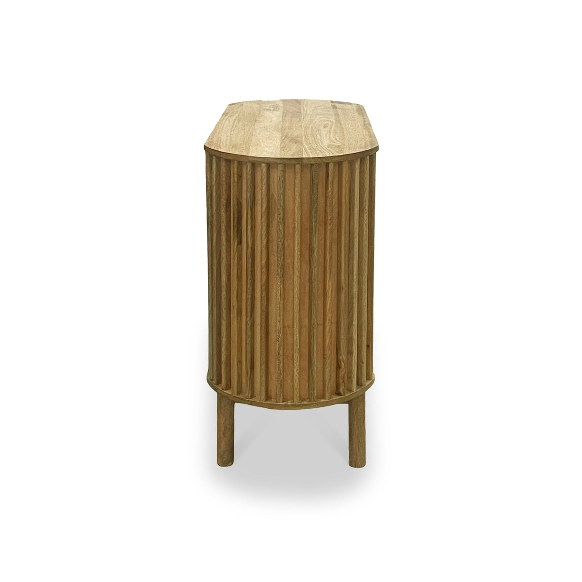 Leo Slatted Mango Wood 2 Door Sideboard