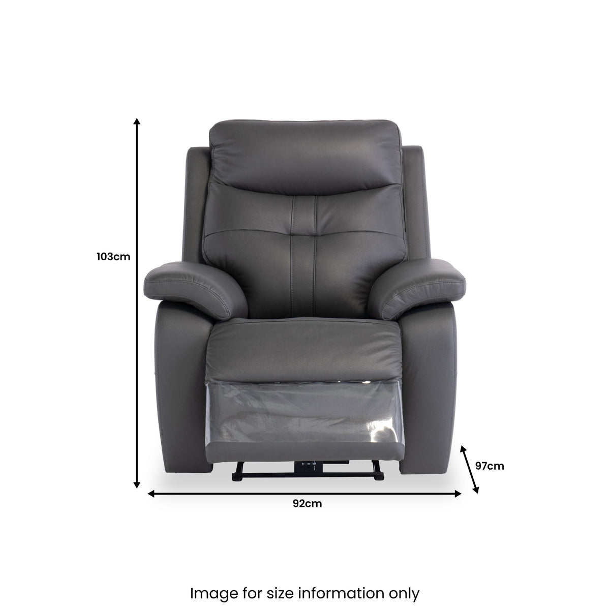 Talbot Leather Power Reclining Armchair