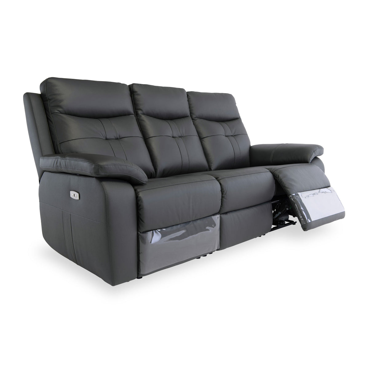 Talbot Leather Power Reclining 3 Seater Sofa