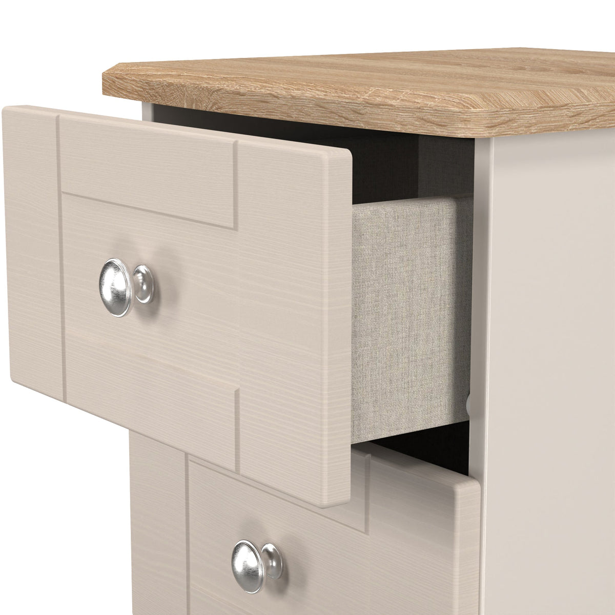 Marlowe 3 Drawer Bedside Table
