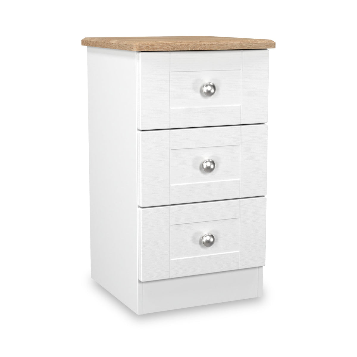 Marlowe 3 Drawer Bedside Table