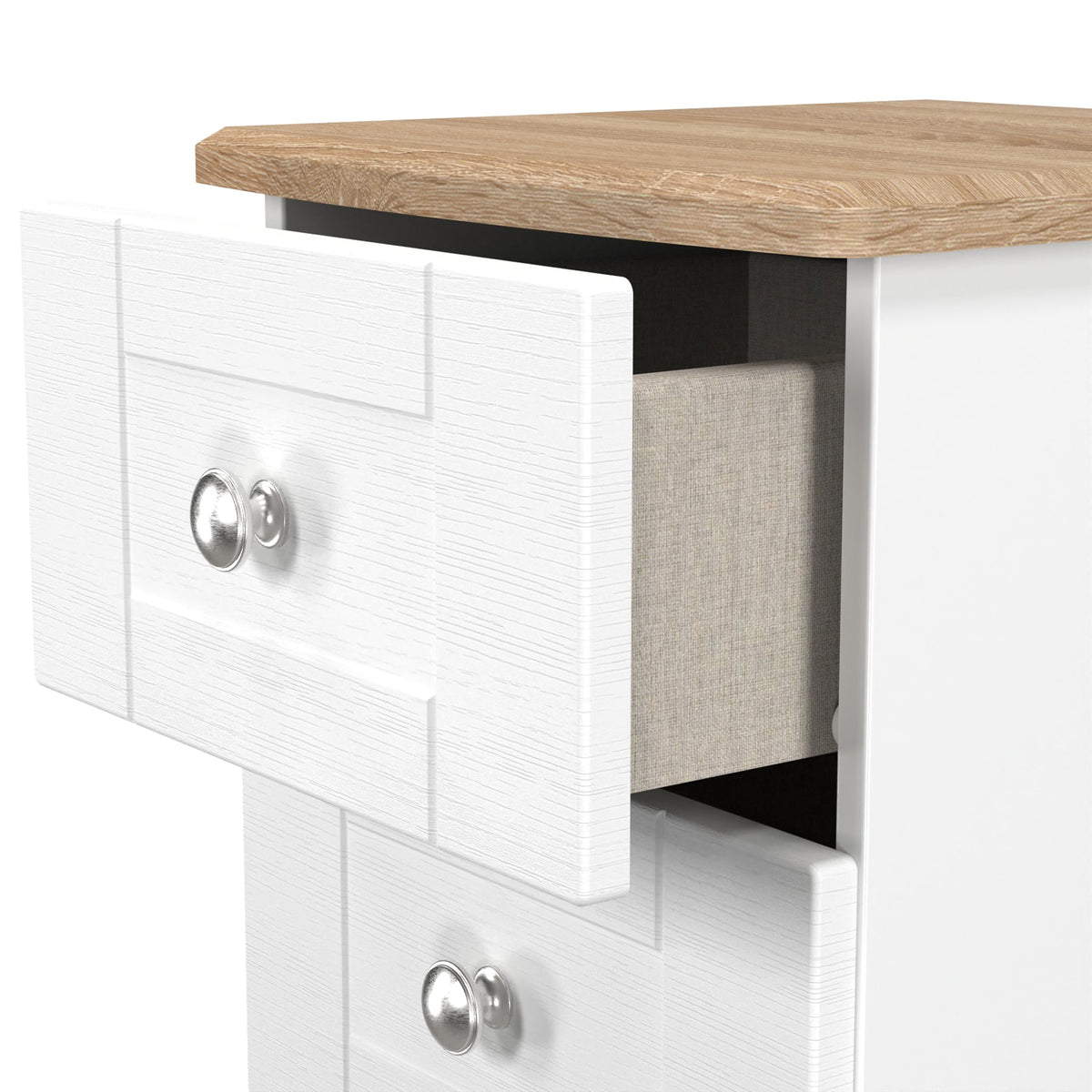 Marlowe 3 Drawer Bedside Table