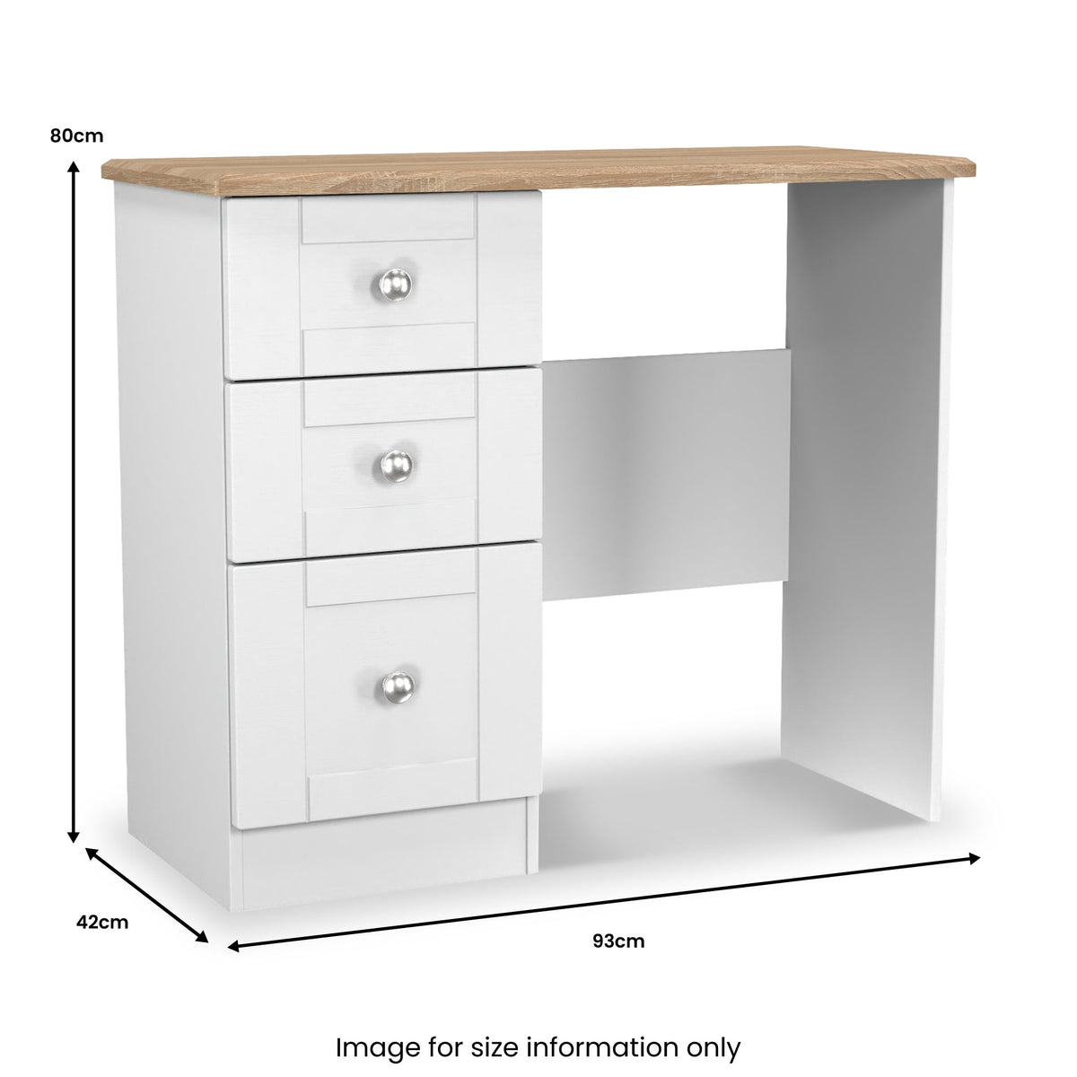 Marlowe 3 Drawer Dressing Table