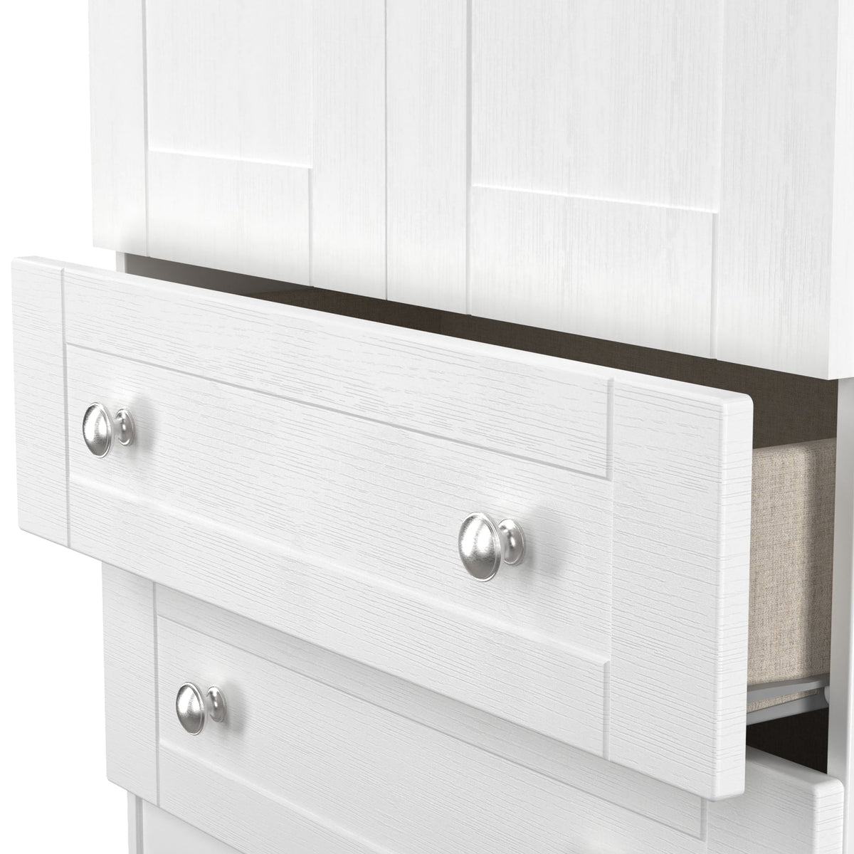Marlowe Double Wardrobe With Drawers