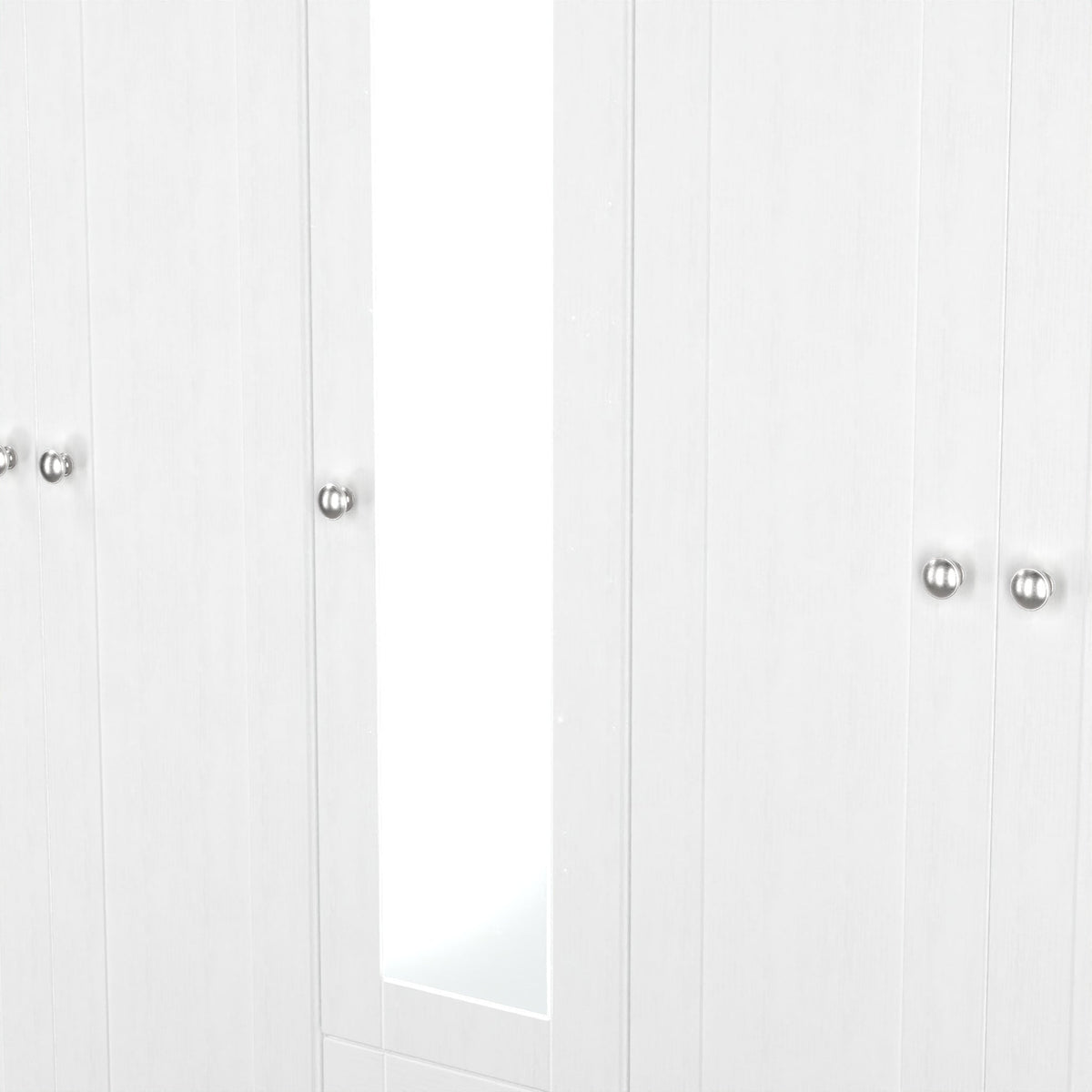 Marlowe 5 Door Mirrored Wardrobe With Drawers