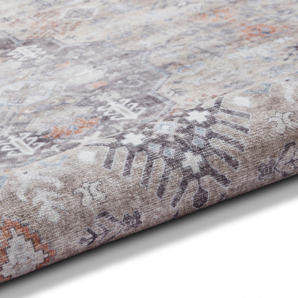 Lincoln Distressed Medallion Rug
