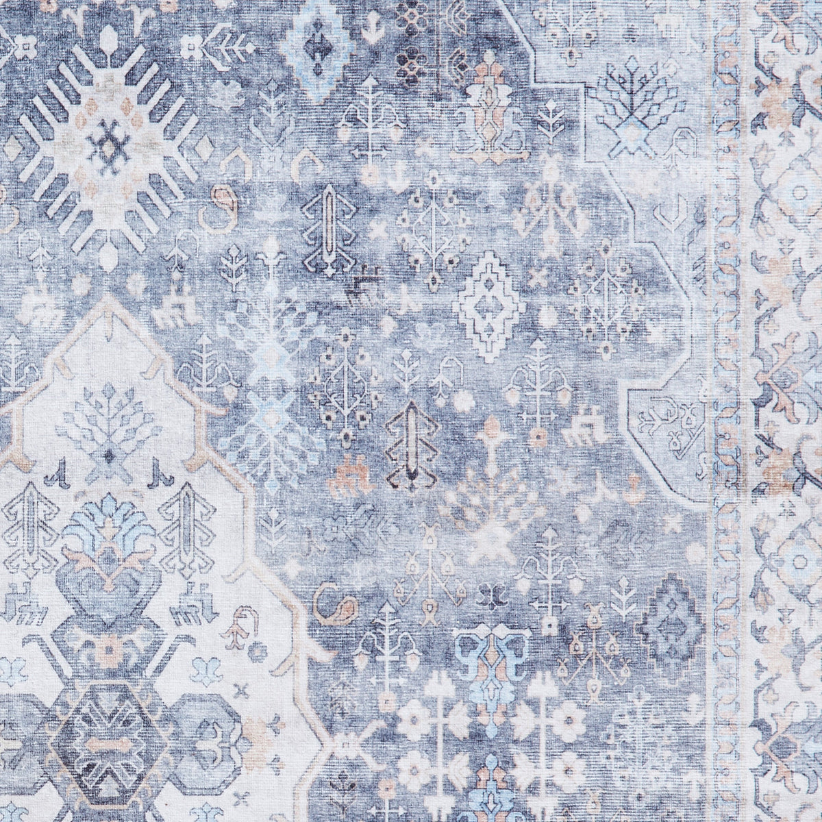 Lincoln Distressed Medallion Rug