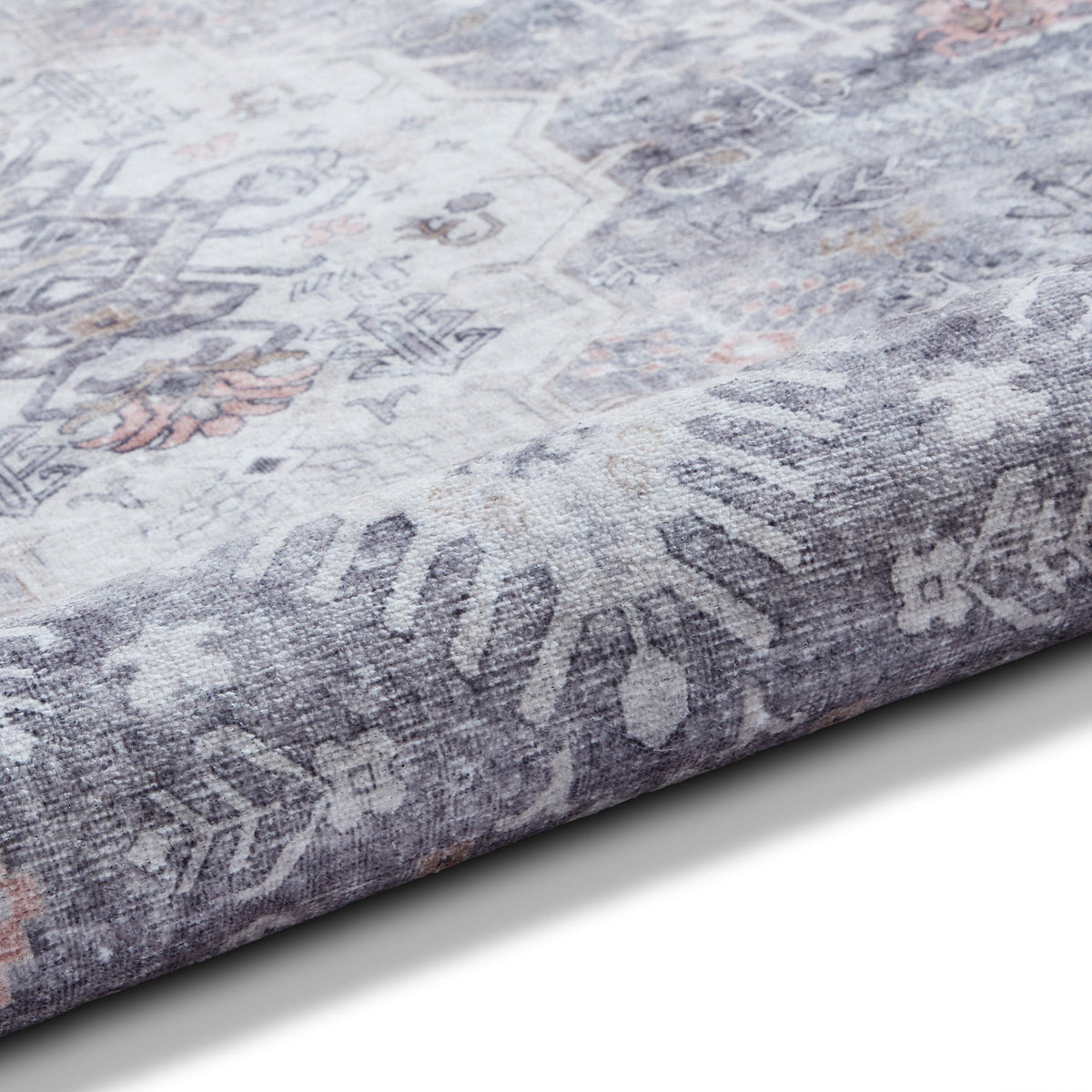Lincoln Distressed Medallion Rug