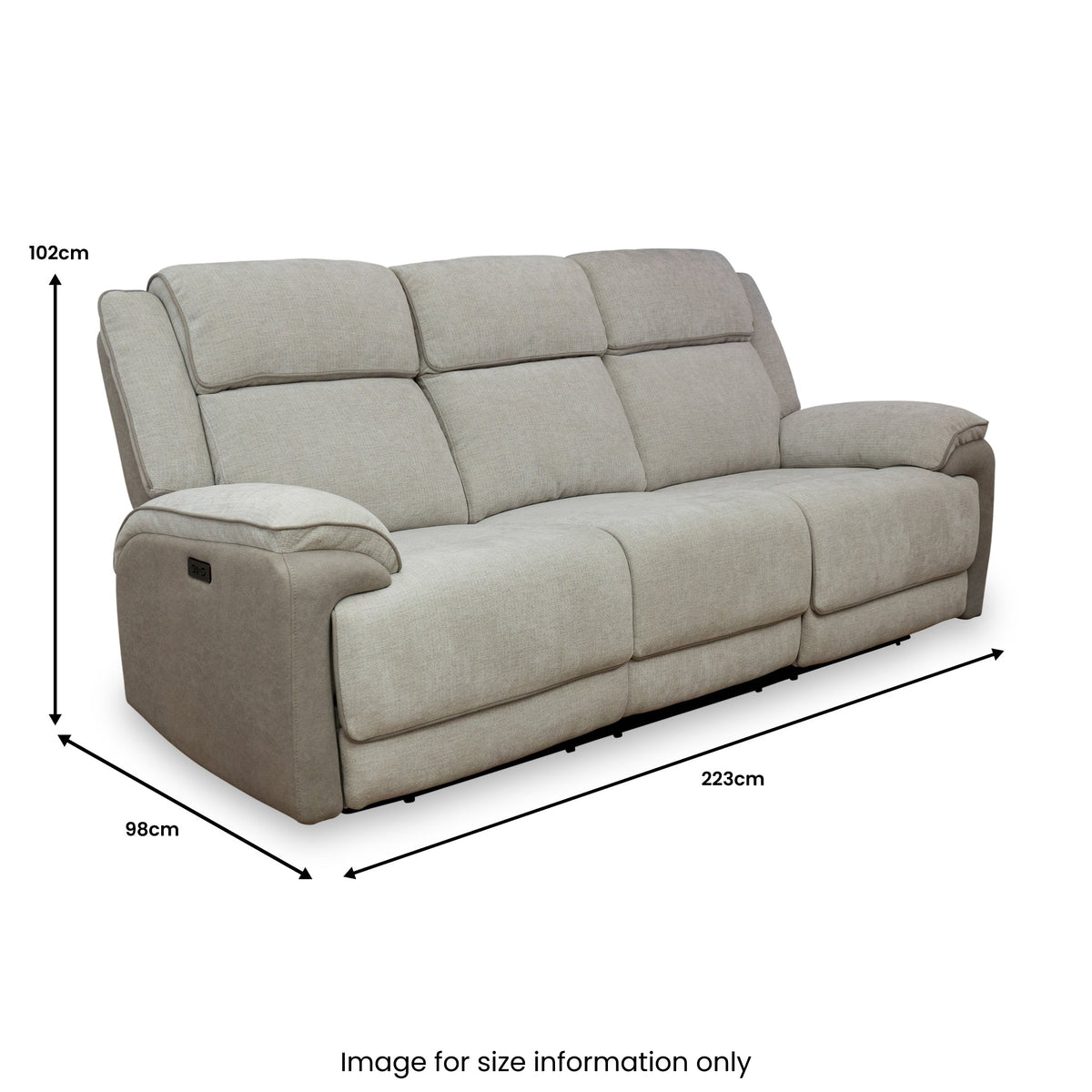 Redgrave 3 Seater Power Recliner Sofa