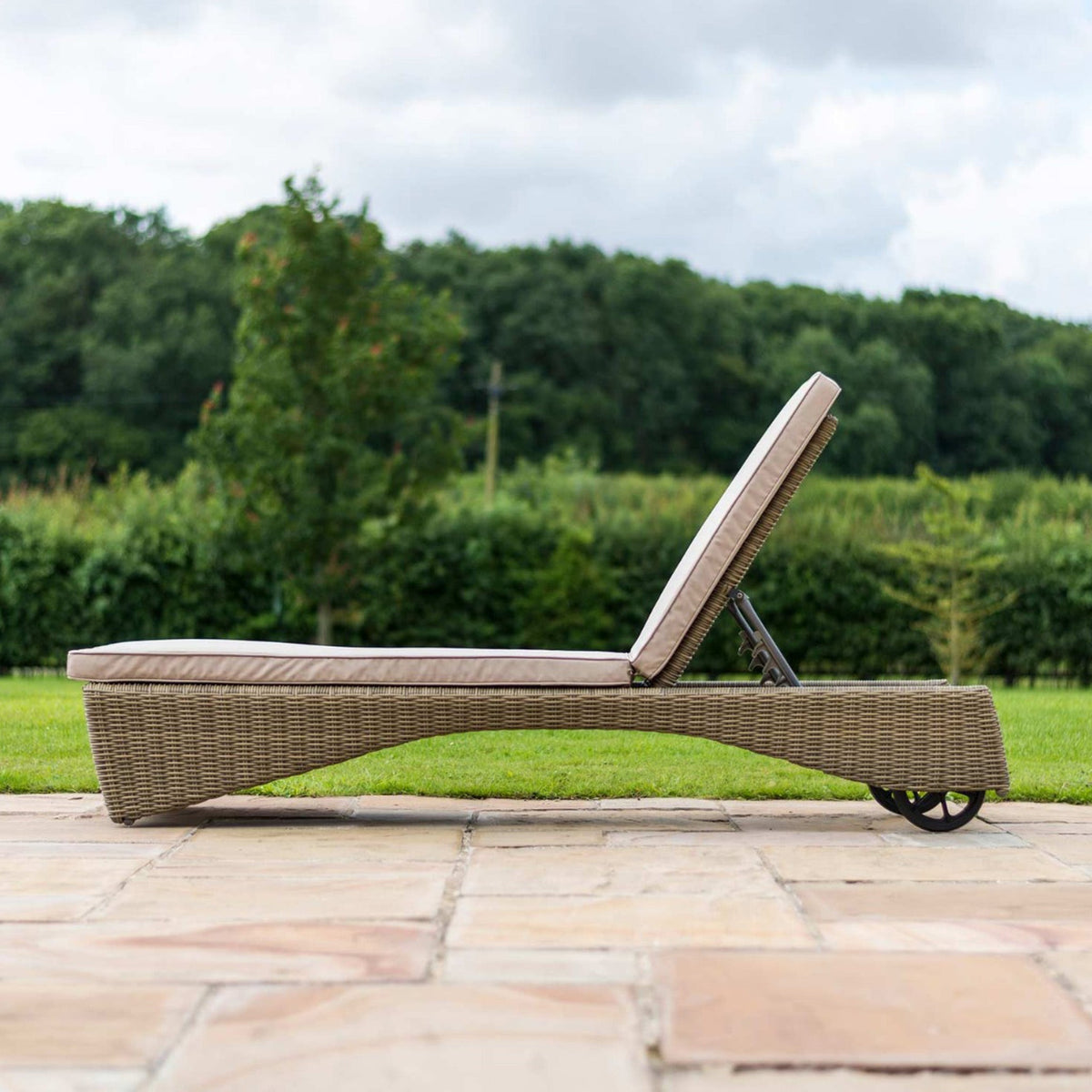 Maze Winchester 3 Piece Rattan Sunlounger Set