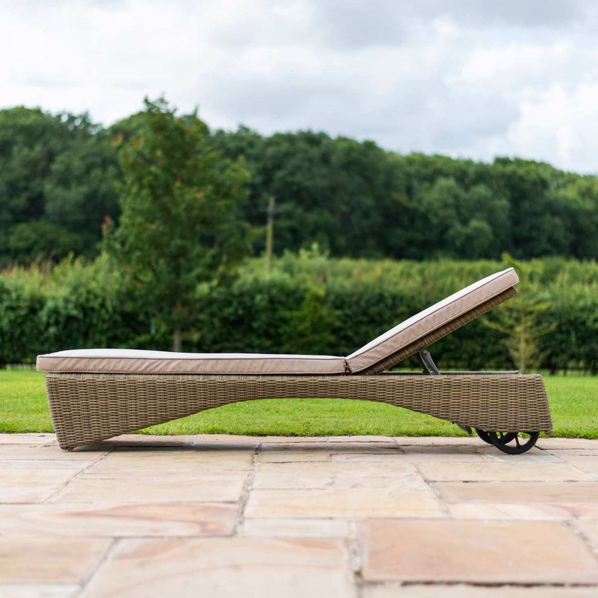 Maze Winchester 3 Piece Rattan Sunlounger Set