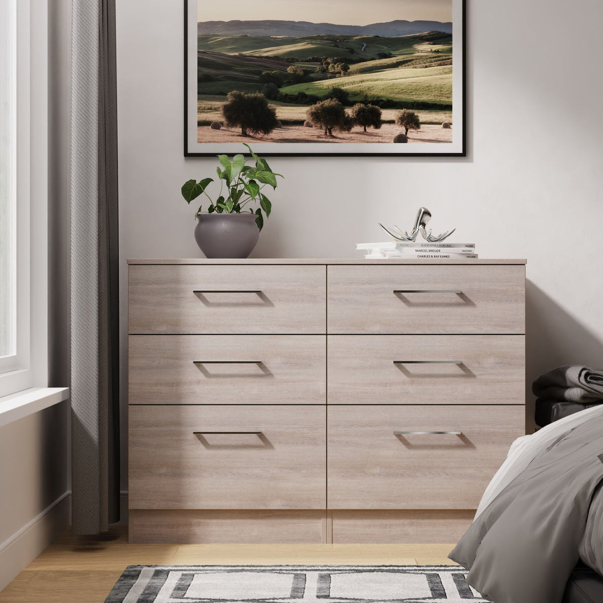 Ellington 6 Drawer Wide Chest