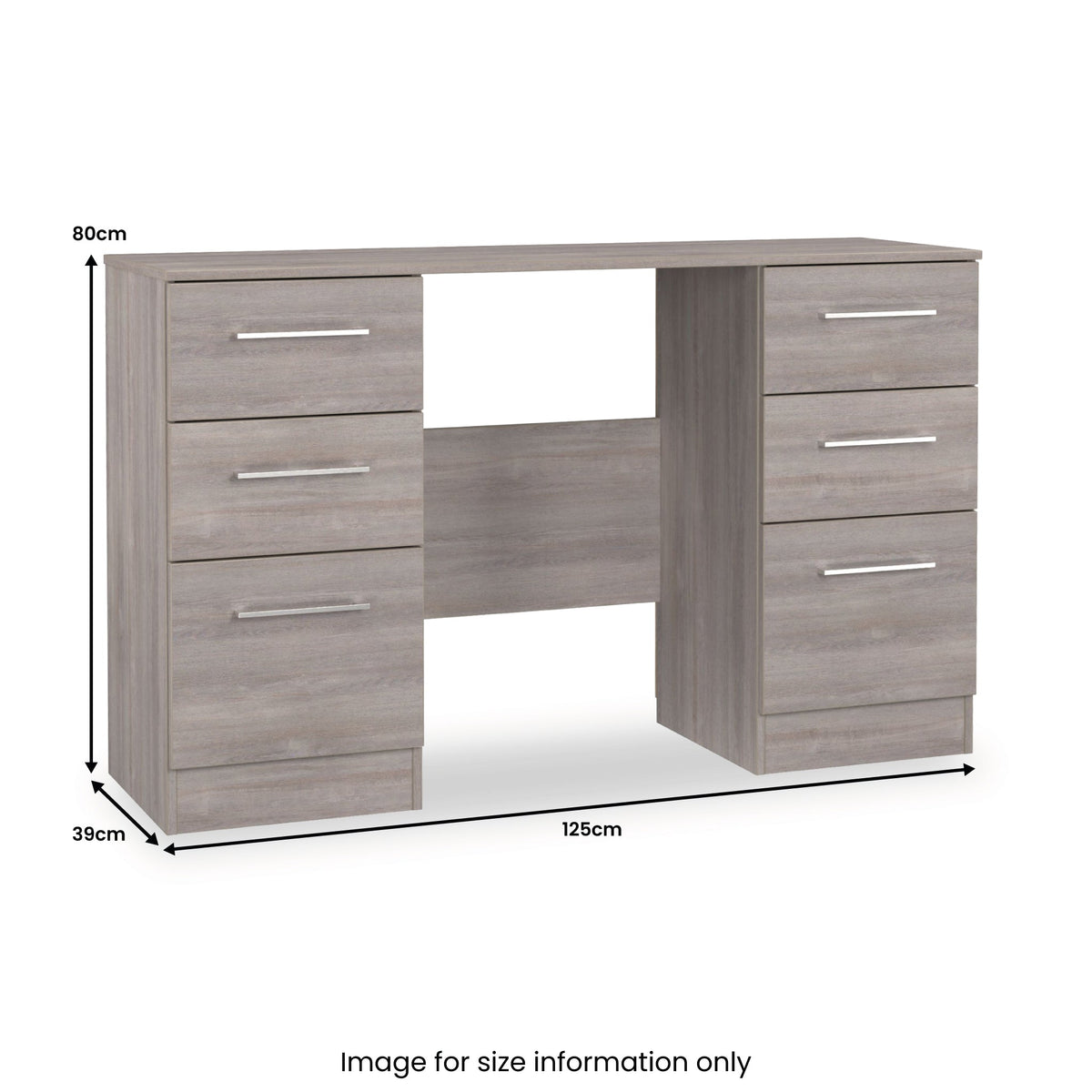 Ellington 6 Drawer Desk