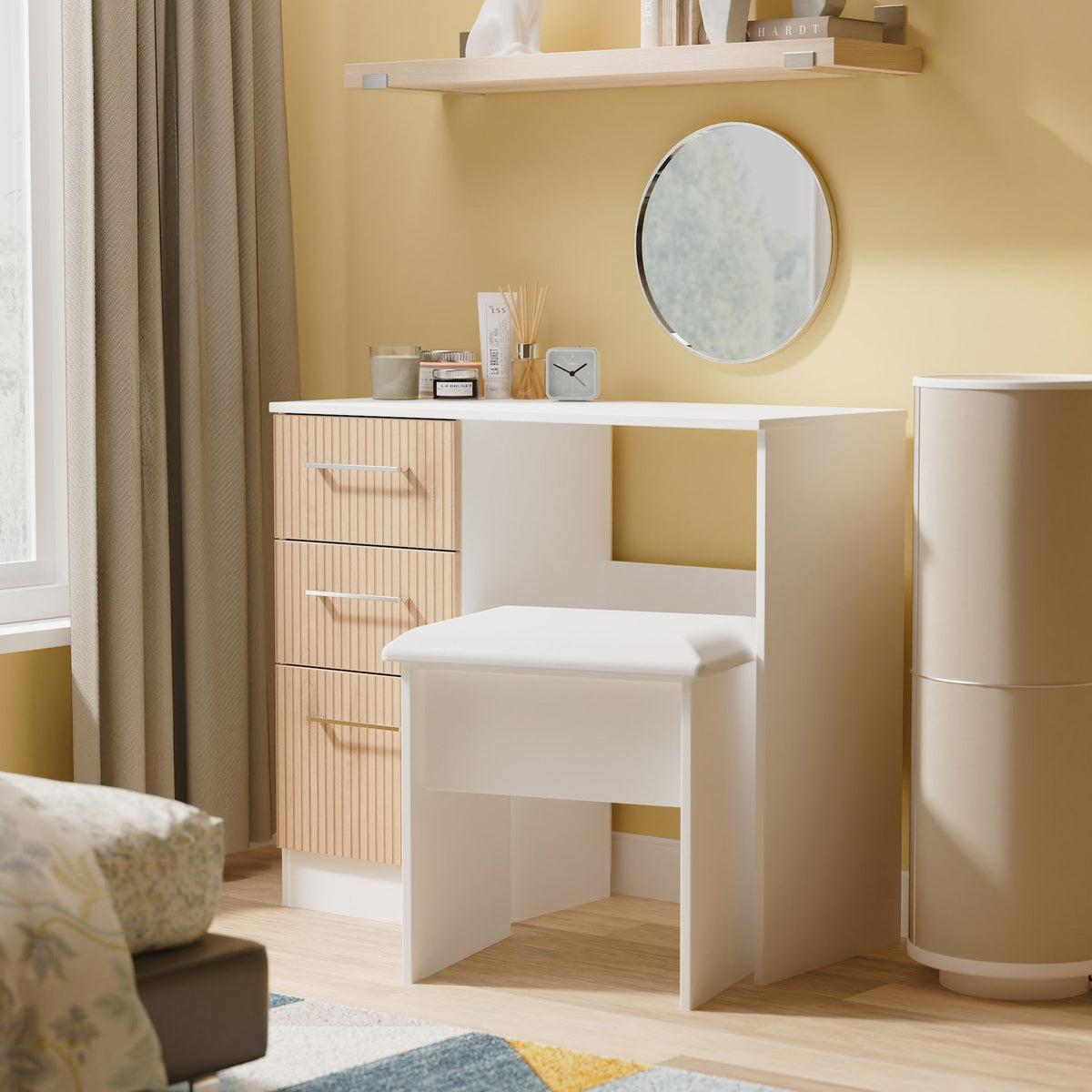 Ellington 3 Drawer Dressing Table