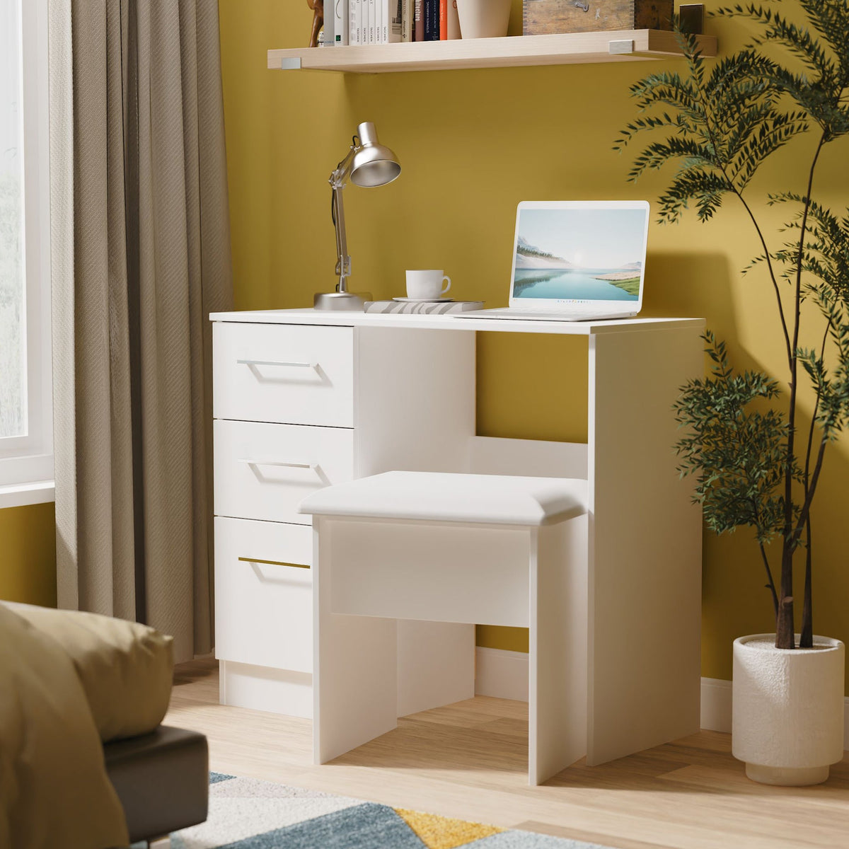 Ellington 3 Drawer Dressing Table