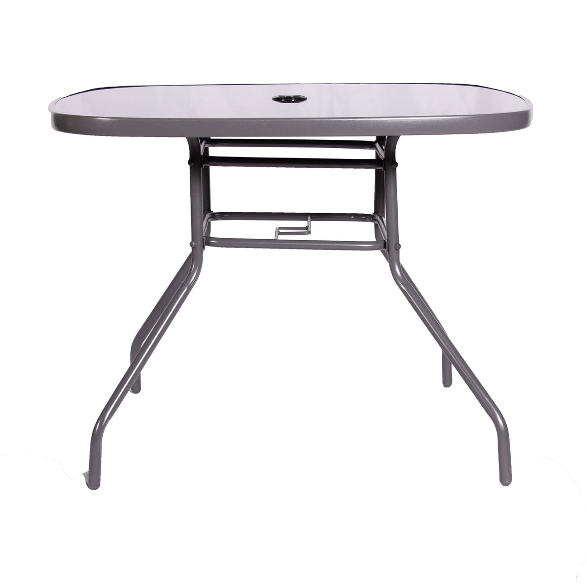 Rio Reclining 4 Seat Dining Set with Parasol