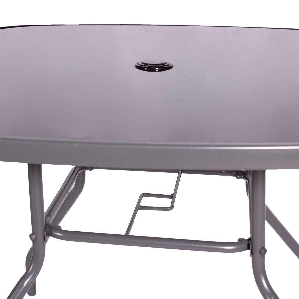 Rio Reclining 4 Seat Dining Set with Parasol