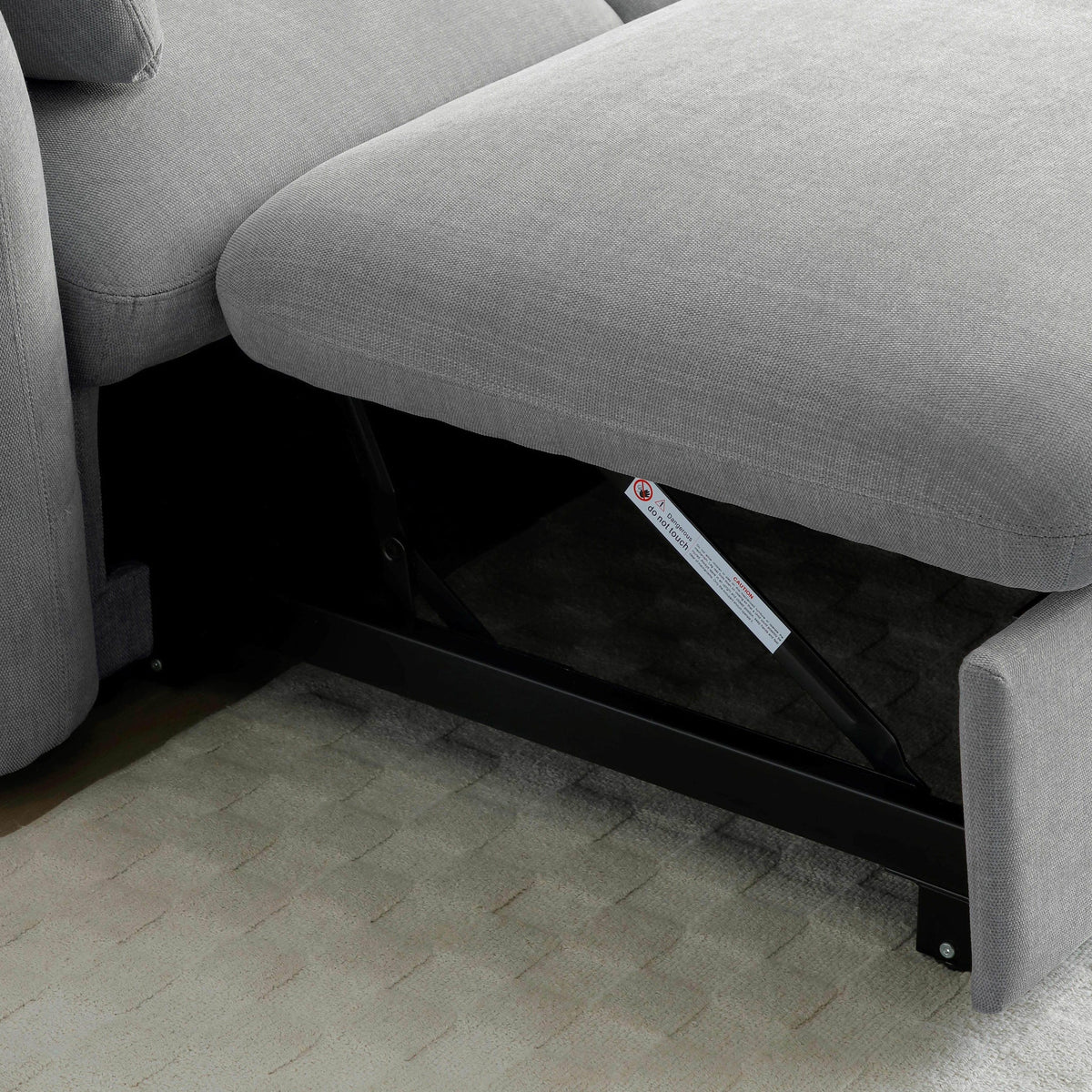 Belvere Curved Corner 3 Seater Sofa Bed