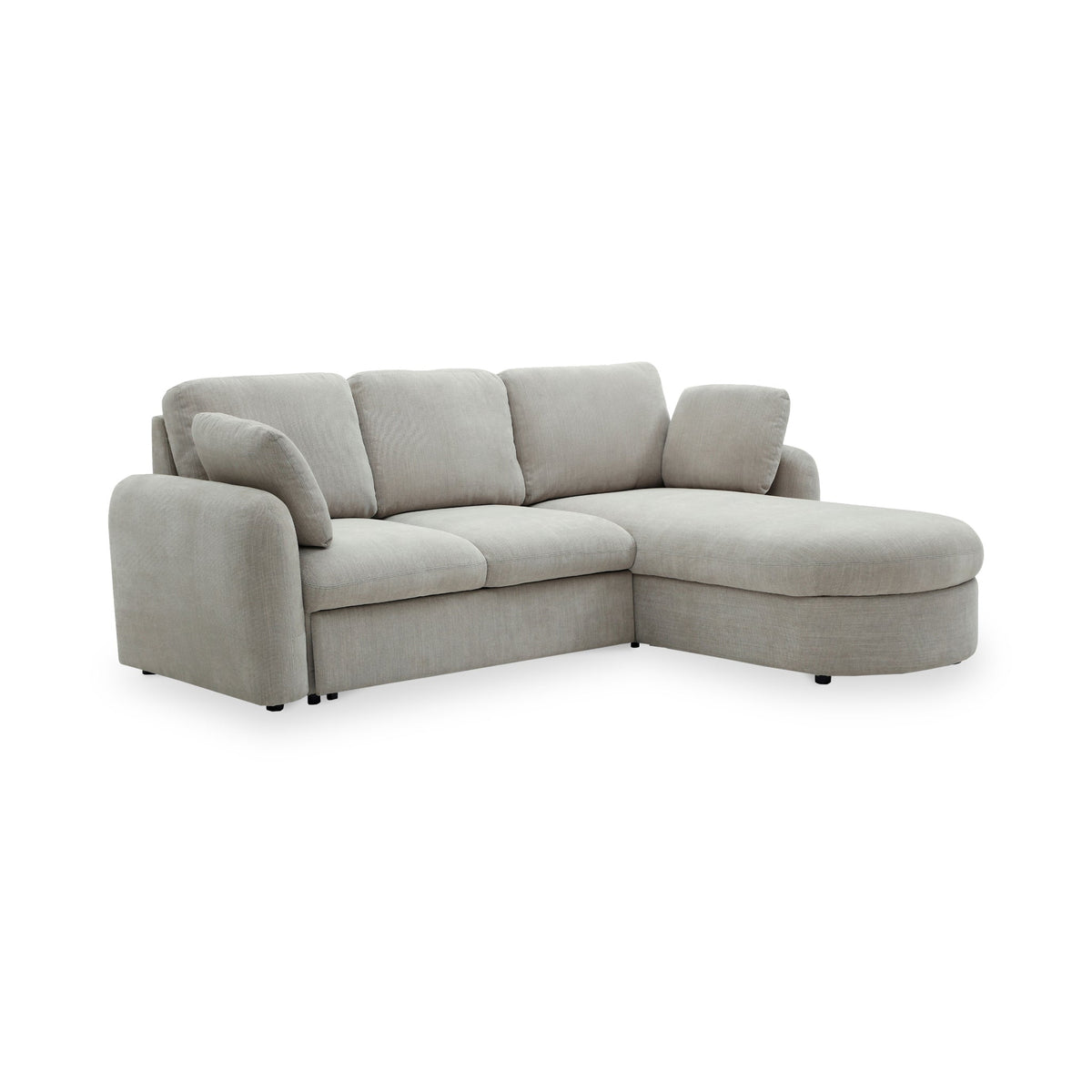 Belvere Curved Corner 3 Seater Sofa Bed