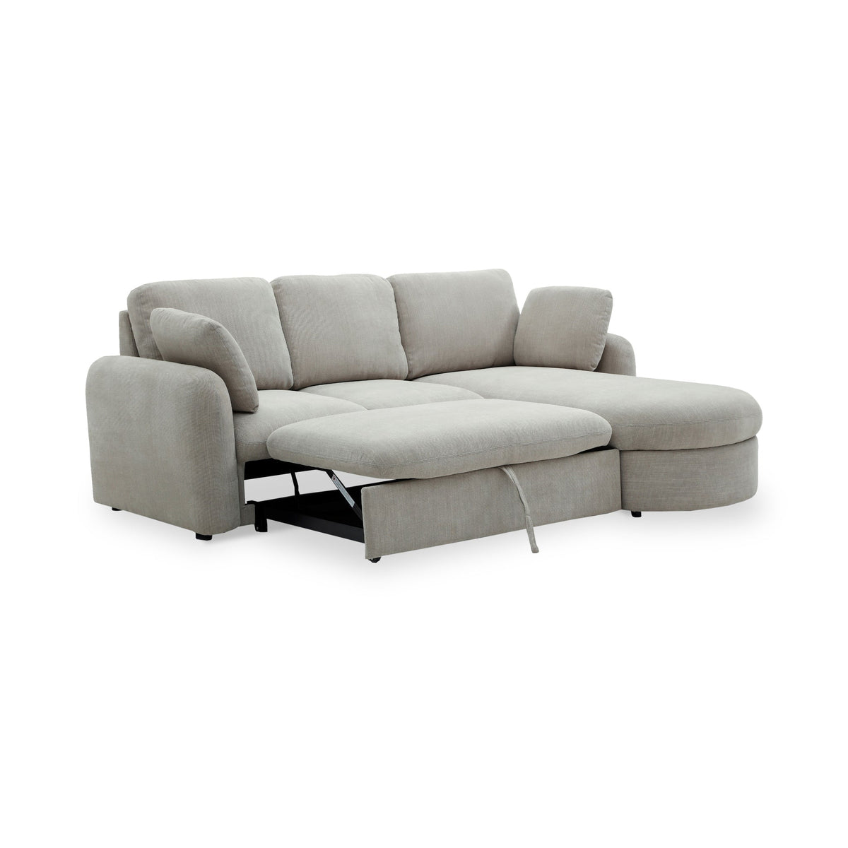 Belvere Curved Corner 3 Seater Sofa Bed