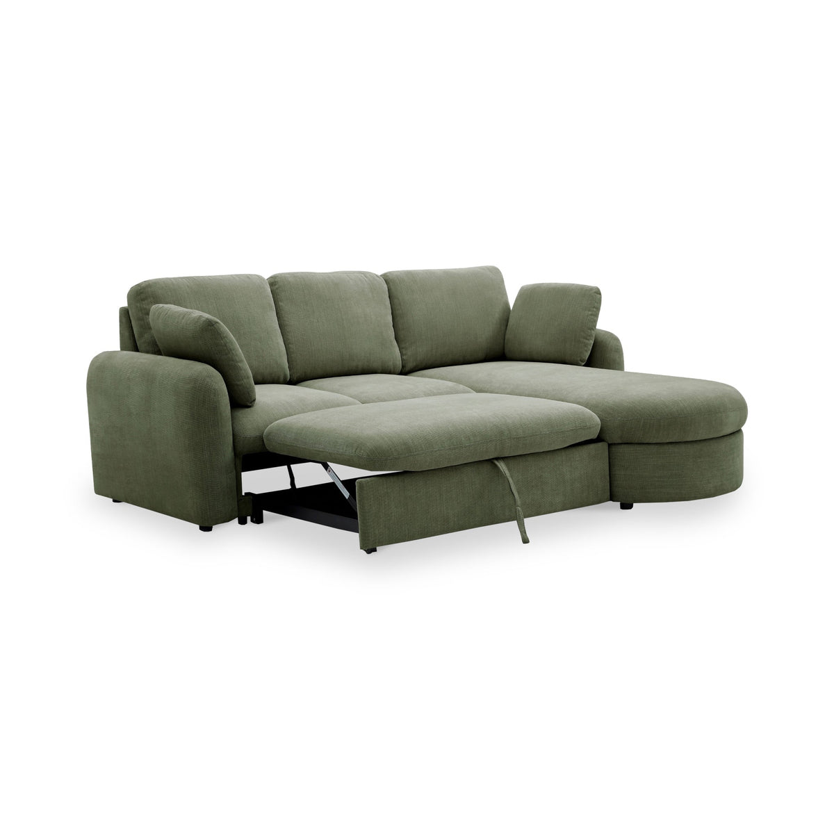 Belvere Curved Corner 3 Seater Sofa Bed