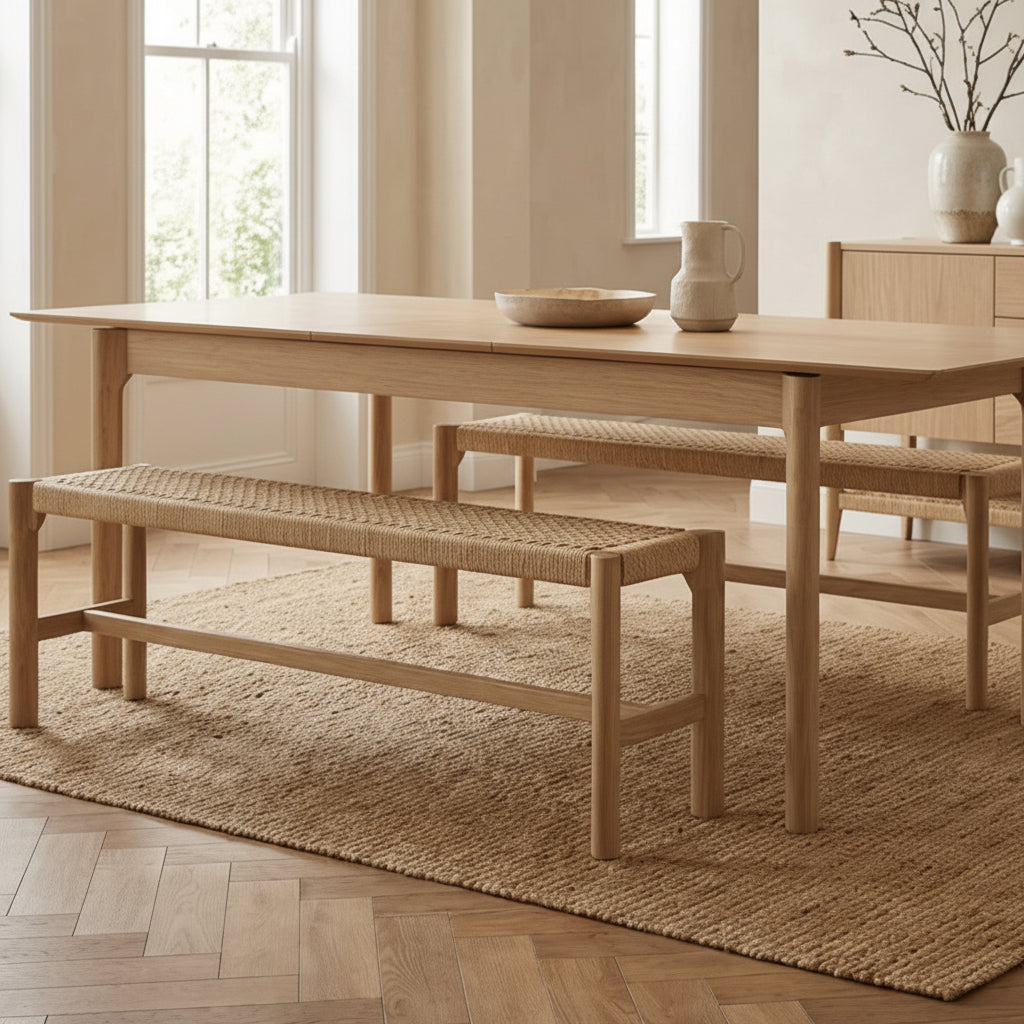 Harborough Oak 150cm Dining Bench