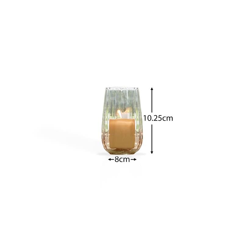 Dalen Glass Tea Light Holder with 2 Dalen Candle Holder - Frosted
