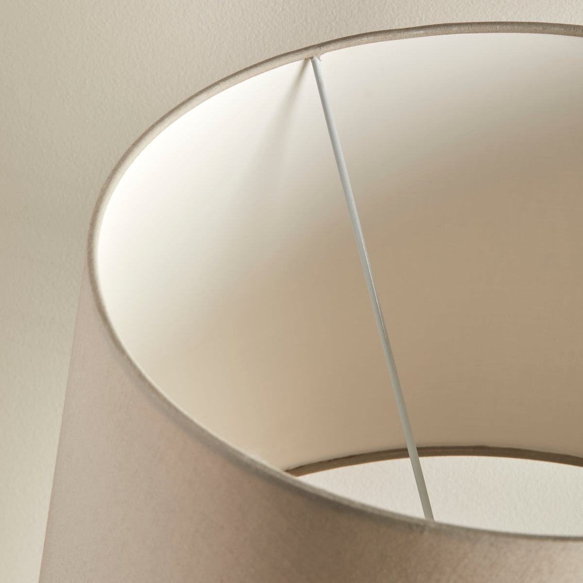 Coningsby Cotton Taupe Lamp shade - 40cm