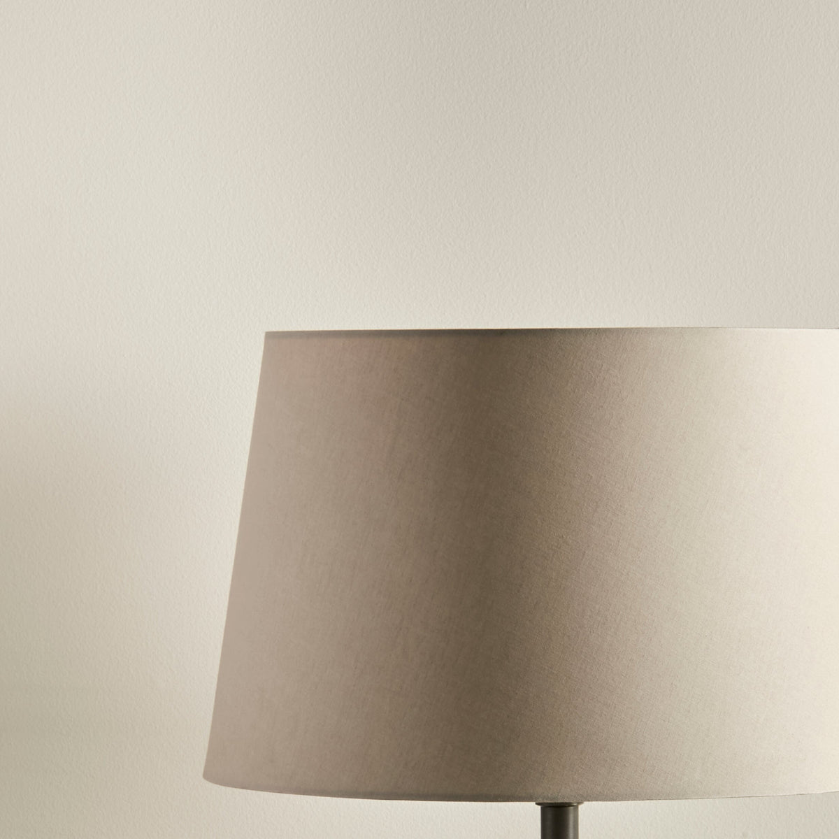 Coningsby Cotton Taupe Lamp shade - 40cm